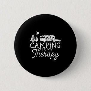 Camping Is My Therapy Shirt 5th Wheel Camper Rv Va 6 Cm Round Badge