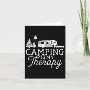 Camping Is My Therapy Shirt 5th Wheel Camper Rv Va Card