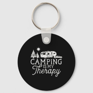 Camping Is My Therapy Shirt 5th Wheel Camper Rv Va Key Ring