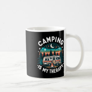 Camping Is My Therapy Summer Vacation Family Match Coffee Mug