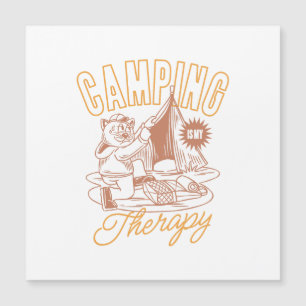 Camping Is My Therapy– Vintage Cat