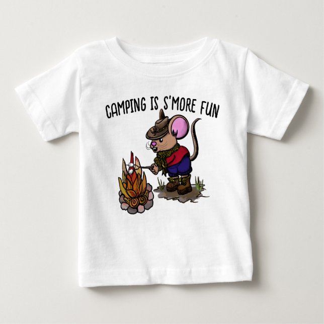 Camping is S’more Fun Baby T-Shirt (Front)