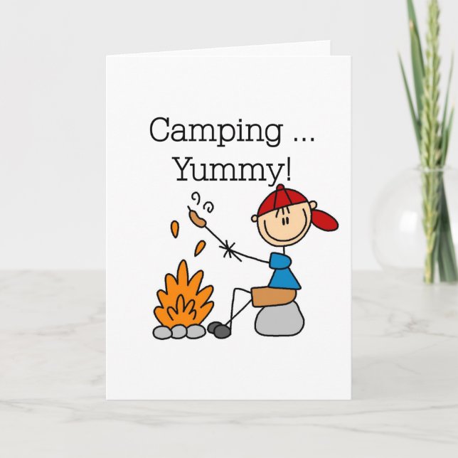Camping is Yummy Card (Front)