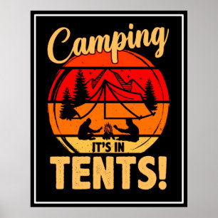 Camping It's in Tents-43431 Poster