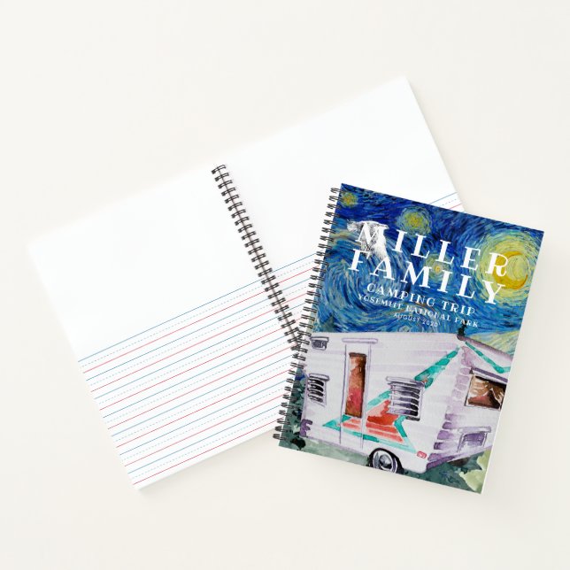 Camping Journal | Custom Road Trip Journal (Inside)
