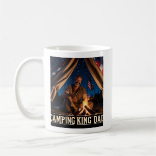 Camping King Dad Mug
