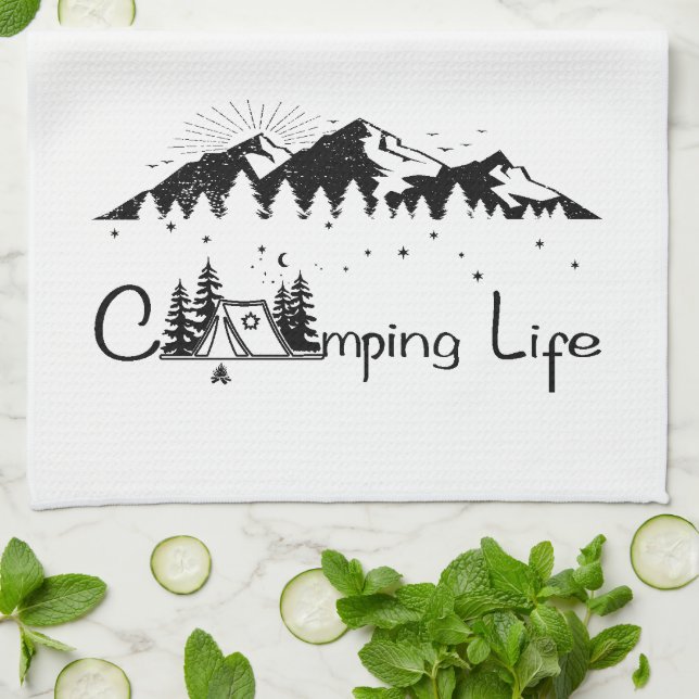 Camping Kitchen Towels (Folded)