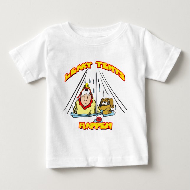 Camping-LeakyTents Baby T-Shirt (Front)