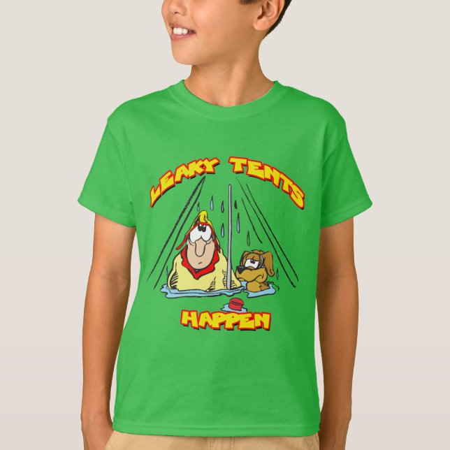 Camping-LeakyTents T-Shirt (Front)