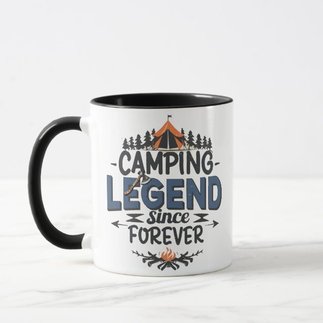 Camping Legend Since Forever Mug (Left)