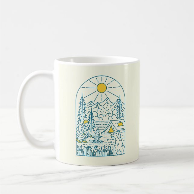 Camping Life 2 Coffee Mug (Left)