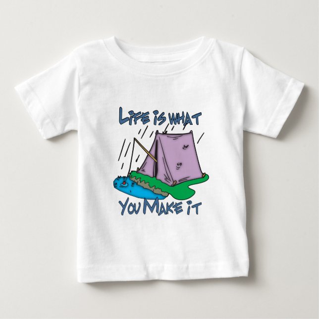 Camping Life Baby T-Shirt (Front)