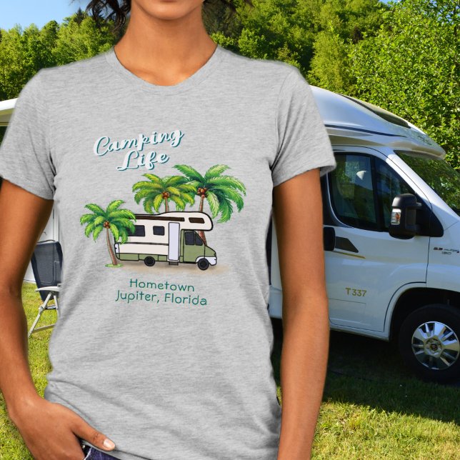 Camping Life Class C Motorhome Camper T-shirt (Creator Uploaded)