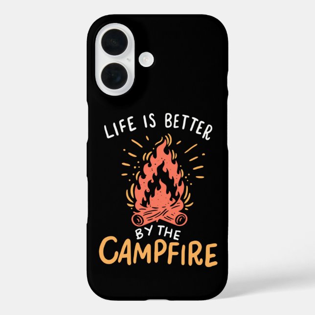Camping - Life Is Better By The Campfire Case-Mate iPhone Case (Back)