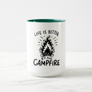 Camping - Life is better by the campfire Mug