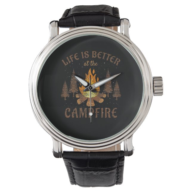 Camping - Life Is Better By The Campfire Watch (Front)