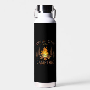 Camping - Life Is Better By The Campfire Water Bottle