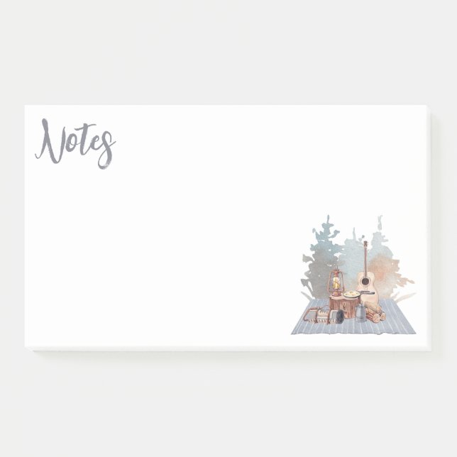 Camping Life Outdoor Adventure Post-it Notes (Front)
