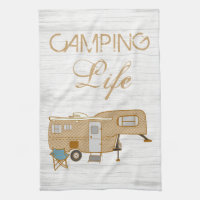 Camping Life Saying 5th Wheel RV Camper