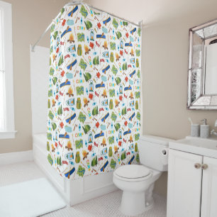 Camping Life Shower Curtain