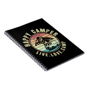 Camping- Live. Love. Camp Outdoors Notebook