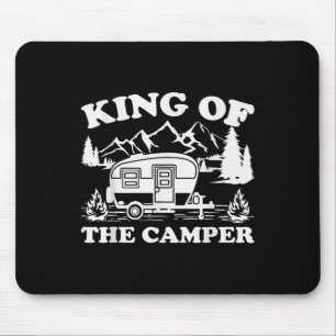 Camping Lover Camper Van King Of The Camper Mouse Pad