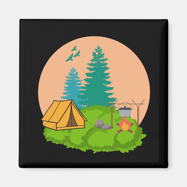 camping magnet (Front)