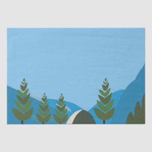 Camping Makes Me Feel Alive Camping Tissue Paper