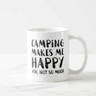 Camping Makes Me Happy Coffee Mug