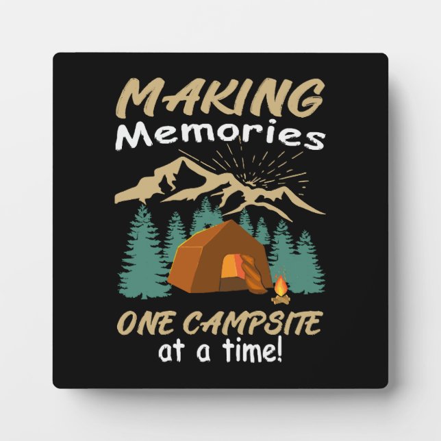 CAMPING Making Memories Plaque (Front)