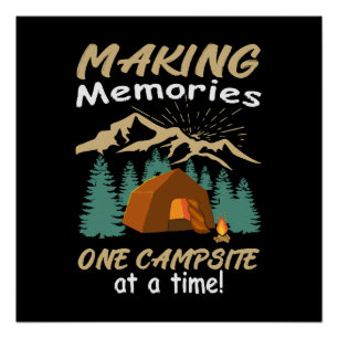 CAMPING Making Memories Poster