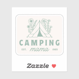 Camping mama mum summer camp mother aesthetic