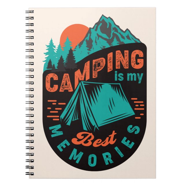 Camping Memories Notebook (Front)