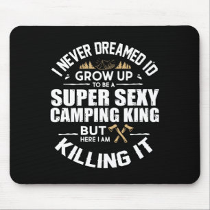 Camping Men Camper Rv Camping Vacation Camping Dad Mouse Pad