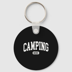 Camping Mode Campfire Camp Life Summer Vacation Fu Key Ring