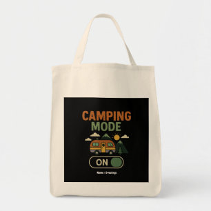 Camping Mode On Funny Nature Lover Camper Gift Rv Tote Bag