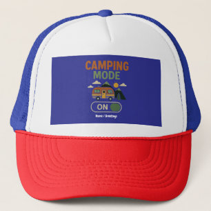 Camping Mode On Funny Nature Lover Camper Gift Rv Trucker Hat