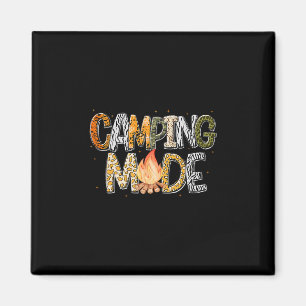Camping Mode Summer Adventure Campfire Nature Love Magnet