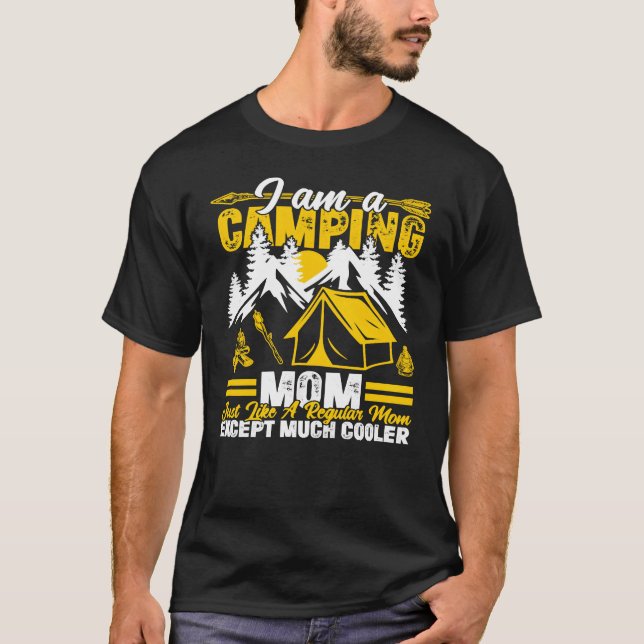 Camping Mom Mother Day family T-Shirt (Front)