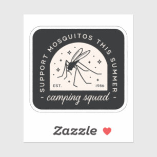 Camping mosquito funny insect quotes whimsical