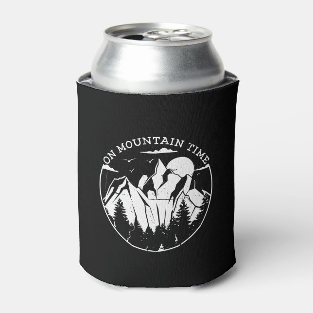 Camping & Mountains Can Cooler (Can Front)