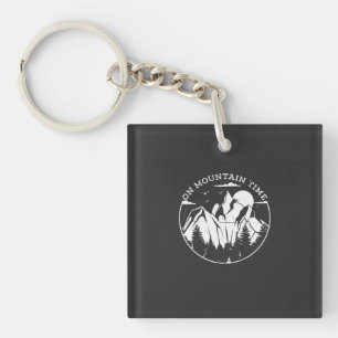 Camping & Mountains Key Ring