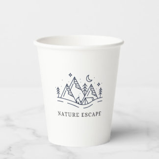 Camping Mug for Outdoor Lovers – Adventure & Natur Paper Cups
