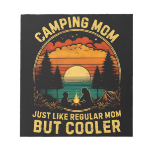 Camping Mum Just Like A Regular Mum Notepad
