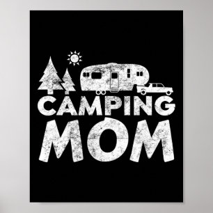 Camping Mum Shirt 5th Wheel Camper Rv Vacation Gif Poster