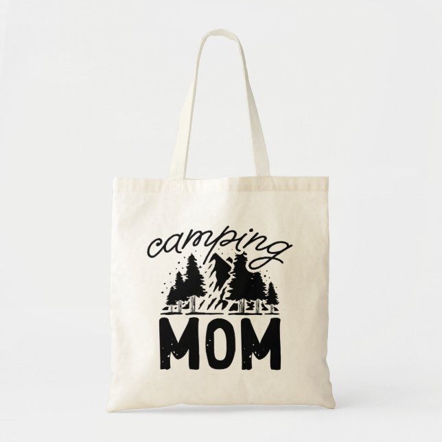 Camping Mum Tote Bag (Front)
