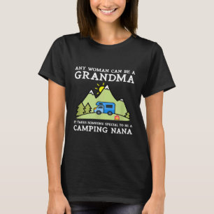 Camping Nana Grandma Grandmother Grandchild Grands T-Shirt