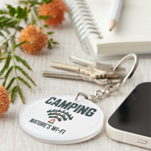 Camping Natures Wifi Key Ring