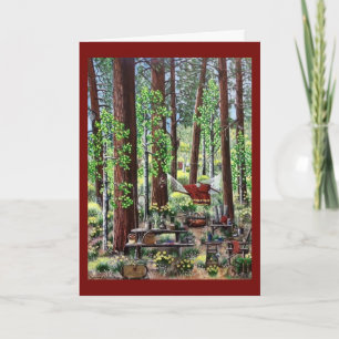 Camping Note Card