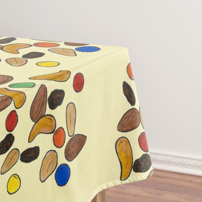 Camping Nuts Candy Trail Mix Outdoor Hiking Camp Tablecloth (In Situ)